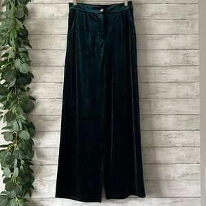 Dark Green Velvet Pants